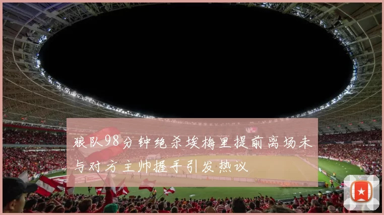 狼队98分钟绝杀埃梅里提前离场未与对方主帅握手引发热议